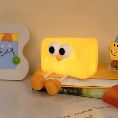 【半島良品】芝士小子燈桌上擺飾小夜燈(交換禮物 百元禮物 聖誕禮物 生日禮物)
