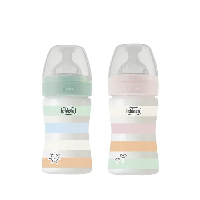 【Chicco 官方直營】舒適哺乳-矽膠PP小奶瓶150ML-小單孔(適用0m+)