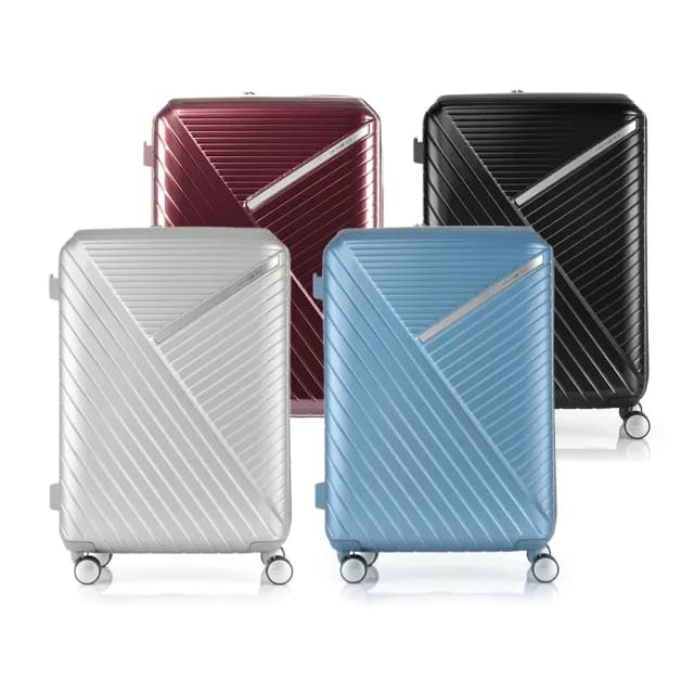 【Samsonite 新秀麗】25吋 ROBEZ 可擴充大容量輕量PC耐衝擊防盜拉鍊行李箱/旅行箱(多色可選)