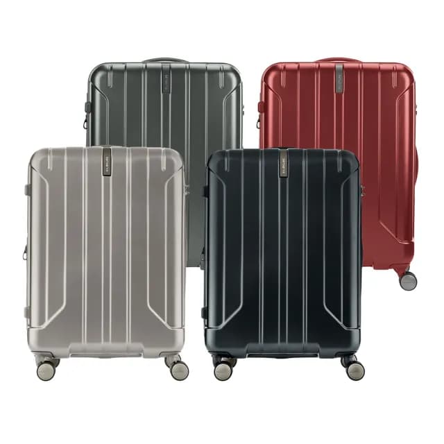 【Samsonite 新秀麗】24吋 NIAR 時尚商務可擴充大容量輕量PC飛機輪行李箱/旅行箱(多色可選)