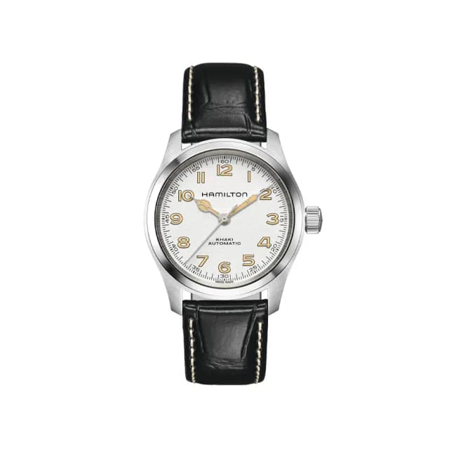【HAMILTON 漢米爾頓】陸戰 Murph 墨菲腕錶 38mm(自動上鍊 中性 皮革錶帶 H70405710)