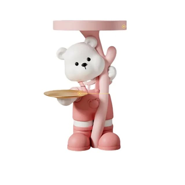 【SongSH】創意熊落地擺件客廳沙發電視櫃裝飾置物家居好物臥室布置喬遷禮物(置物架/茶几)