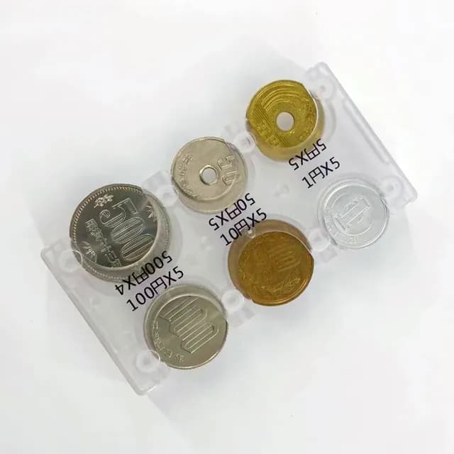 【YORI優里】日幣零錢夾(日圓硬幣夾 硬幣分類零錢包)