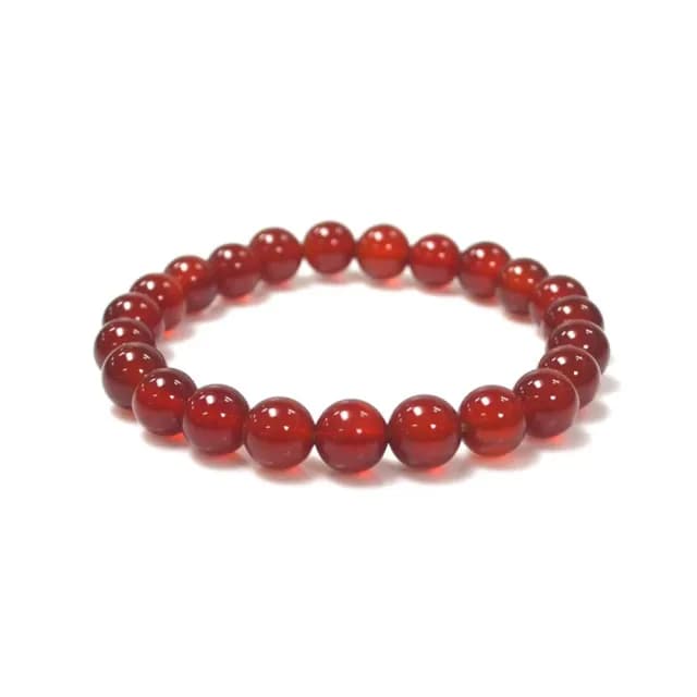 【金石工坊】雙11 紅瑪瑙開運化煞手鍊(8mm)