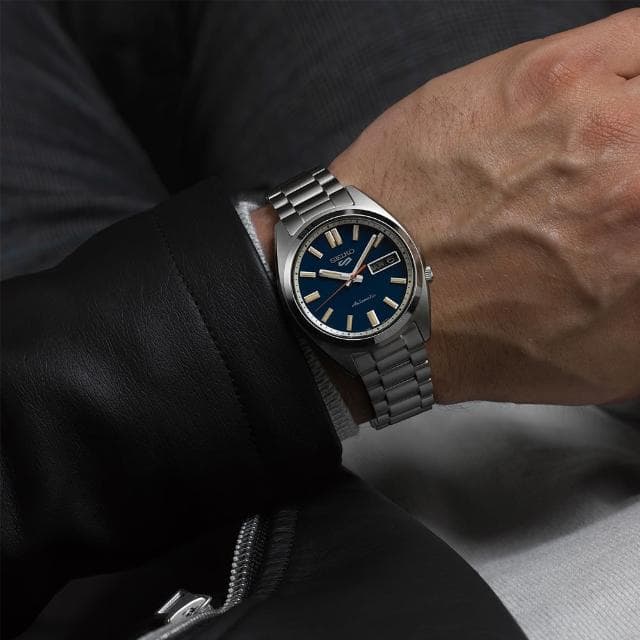 【SEIKO 精工】5 Sports系列 SNXS 復古風 機械腕錶 母親節 禮物 推薦(SRPK87K1/4R36-15M0B)