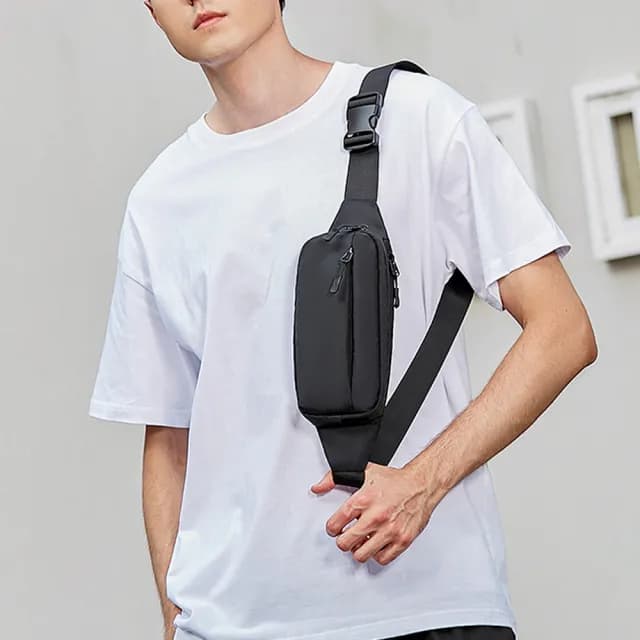 【KT DADA】父親節禮物 胸包 腰包 潮牌新款 尼龍牛津布 斜挎包 男士包包 日系小背包 運動包包 單肩包