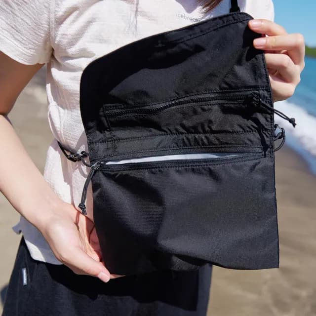 【MONTURA】情人節禮物 七夕 Lago Cross Back 輕量化胸前/斜背小包-黑(爬山/登山/露營/旅行/越野/MT