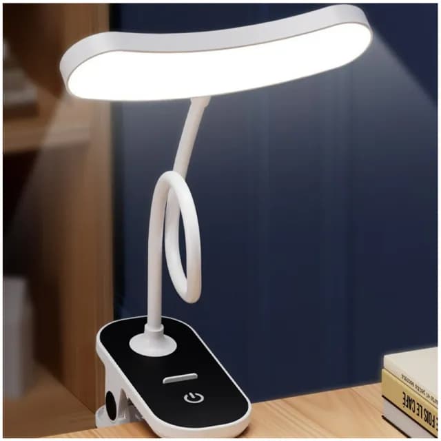 【Kyhome】升級弧形夾式LED護眼檯燈 辦公學習桌燈 閱讀燈 床頭燈 小夜燈 交換禮物