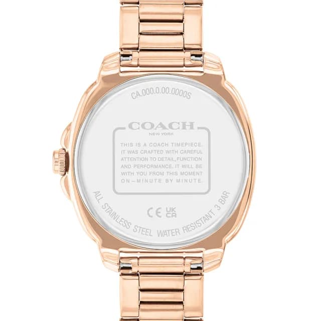 【COACH】Kitt 晶鑽日曆三眼女錶 34mm 新年 禮物 推薦(CO14504399)