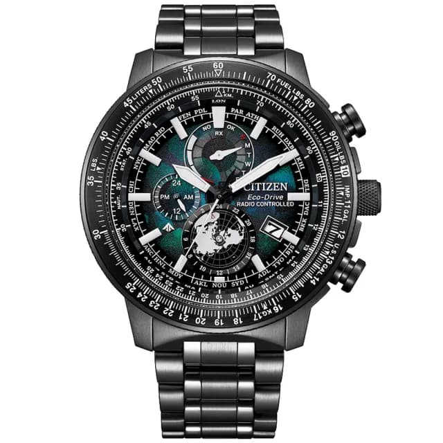 【CITIZEN 星辰】PROMASTER 100週年限量 宇宙幻彩 光動能電波腕錶 父親節 禮物  送禮 推薦(BY3005-56E)