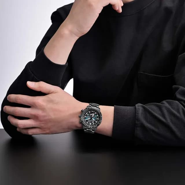 【CITIZEN 星辰】PROMASTER 100週年限量 宇宙幻彩 光動能電波腕錶 父親節 禮物  送禮 推薦(BY3005-56E)