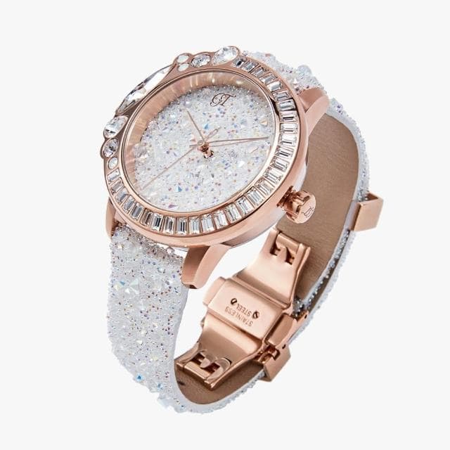 【Galtiscopio 迦堤】迦堤 璀璨星鑽系列 時尚腕錶40mm 母親節情人節 女生禮物 送禮推薦(AU2RGS001SWLS)