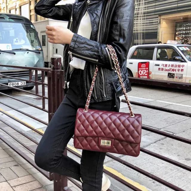 【MoonDy】情人節禮物 包包 斜背包女 小包包女士 單肩包 小香風斜包包 小香風包包 菱格包 鏈條包包 斜背包