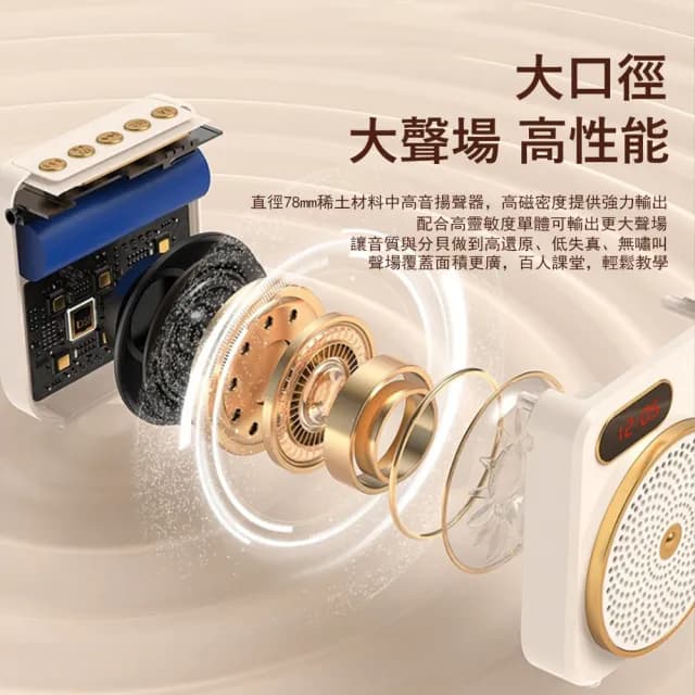 【Kyhome】S16小蜜蜂教學麥克風 教師講課擴音機 商場叫賣導遊擴音喇叭 擴音器 揚聲器 交換禮物