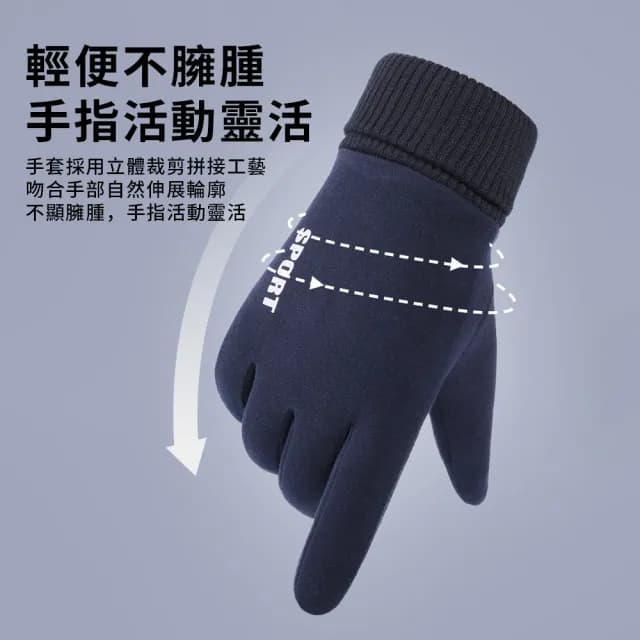 【TLYS-J】麂皮絨保暖防風手套 機車手套 觸屏手套 防寒滑雪手套 長羅口手套 男女款騎行手套(交換禮物)