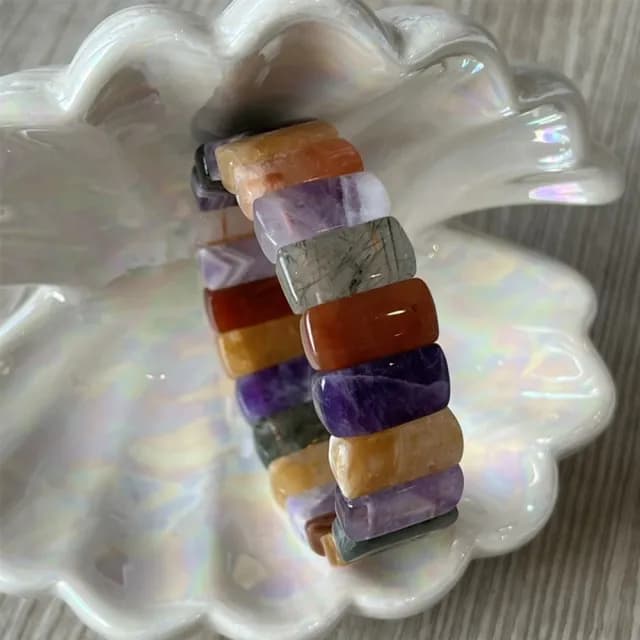 【Penny珮妮】天然多寶水晶手排手鍊(生日禮物/母親節/閨蜜送禮/交換禮物/情人節)