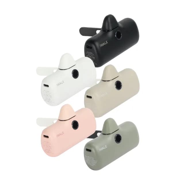 【iWALK】LPS001C 5000mAh 18W五代PRO快充行動電源-支架款 Wh標示(Type-C安卓專用頭/直插式)