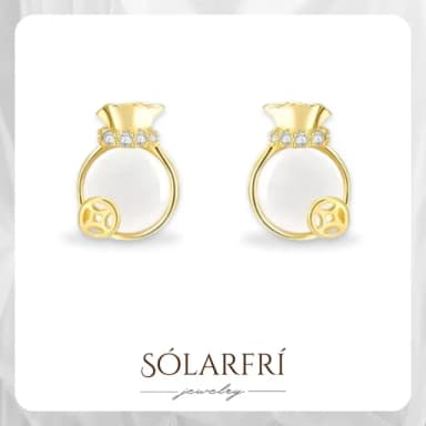 【SOLARFRi】銀針耳環｜優選親膚材質配戴舒適 附品牌禮盒包裝(閨蜜情人女友母親老婆禮物)