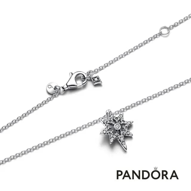 【Pandora 官方直營】璀璨許願星吊墜項鏈