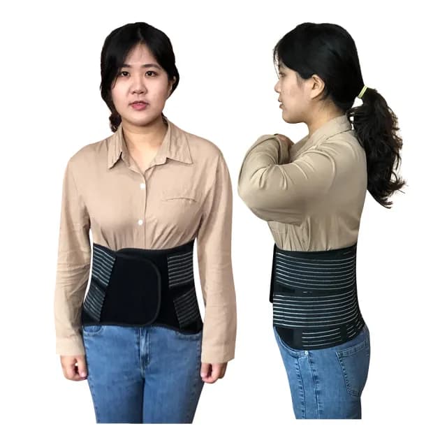 【Qi Mei 齊美】35%高竹炭 透氣舒適竹炭挺立護腰2入組-台灣製(運動 護具 父親節禮物)