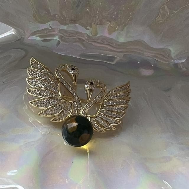 【Penny珮妮】墨西哥藍珀百年好鵝胸針11mm(生日禮物/母親節/閨蜜送禮/交換禮物/情人節)