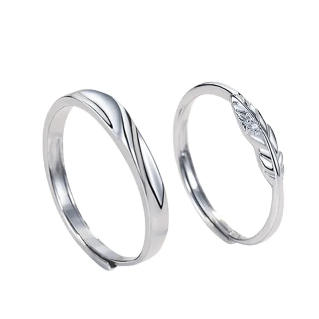 【LEEHER】雙11 情侶對戒/指環/純銀戒指/戒指/對戒/情侶款/純銀對戒/情人節禮物/禮物/小眾設計/