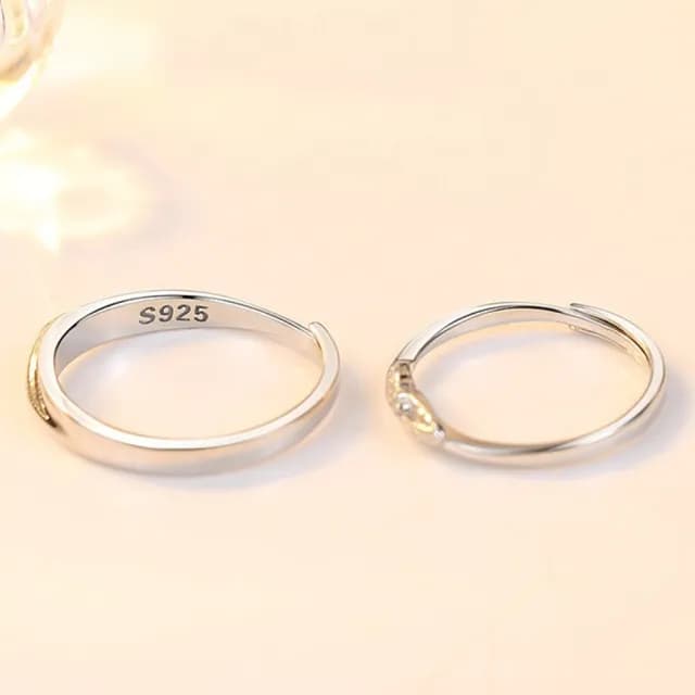 【LEEHER】雙11 情侶對戒/指環/純銀戒指/戒指/對戒/情侶款/純銀對戒/情人節禮物/禮物/小眾設計/