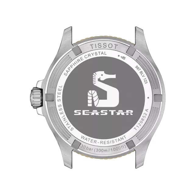 【TISSOT 天梭】SEASTAR 1000 海星系列 GMT潛水腕錶 畢業禮物 送禮 推薦(T1208522205100)