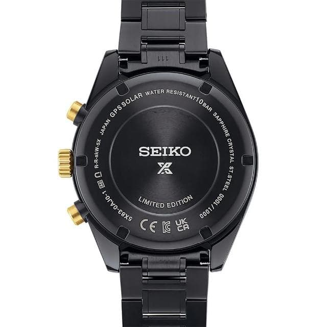 【SEIKO 精工】100週年限量 GPS太陽能雙時區計時手錶 母親節 禮物 送禮(SSH169J1/5X83-0AJ0SD)