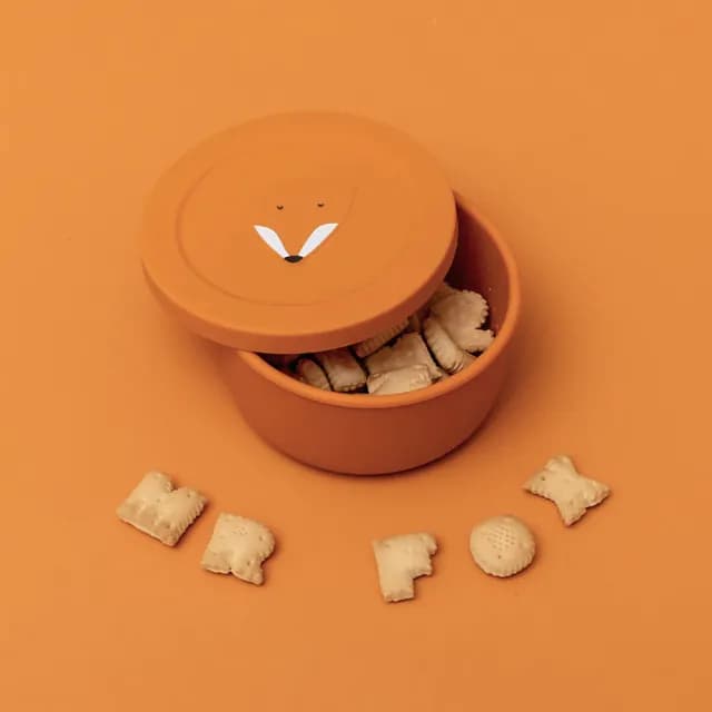 【Trixie 比利時】動物造型矽膠附蓋餐碗 多款可選(學習餐具)