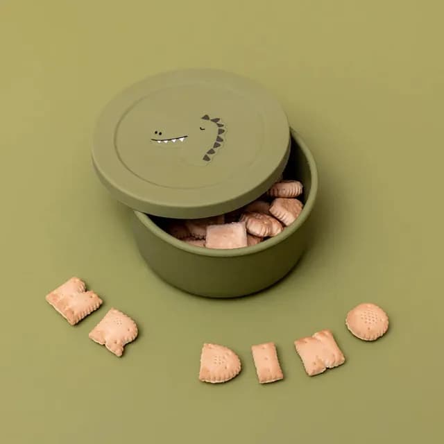 【Trixie 比利時】動物造型矽膠附蓋餐碗 多款可選(學習餐具)