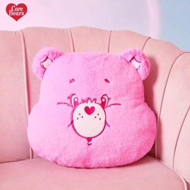 【Care Bears】美國彩虹熊愛心熊Care Bears超柔絨毛抱枕靠墊靠枕玩偶沙發枕頭(女友生日情人聖誕交換禮物)