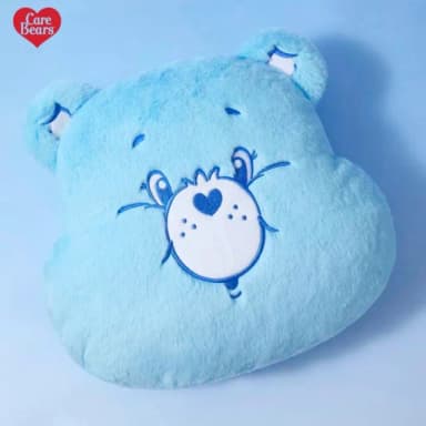 【Care Bears】美國彩虹熊愛心熊Care Bears超柔絨毛抱枕靠墊靠枕玩偶沙發枕頭(女友生日情人聖誕交換禮物)