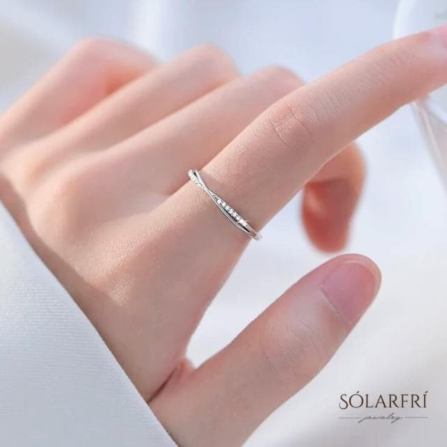 【SOLARFRi】輕奢閃耀戒指｜可調整戒圍大小禮盒包裝(閨蜜情人女友母親老婆生日聖誕禮物)