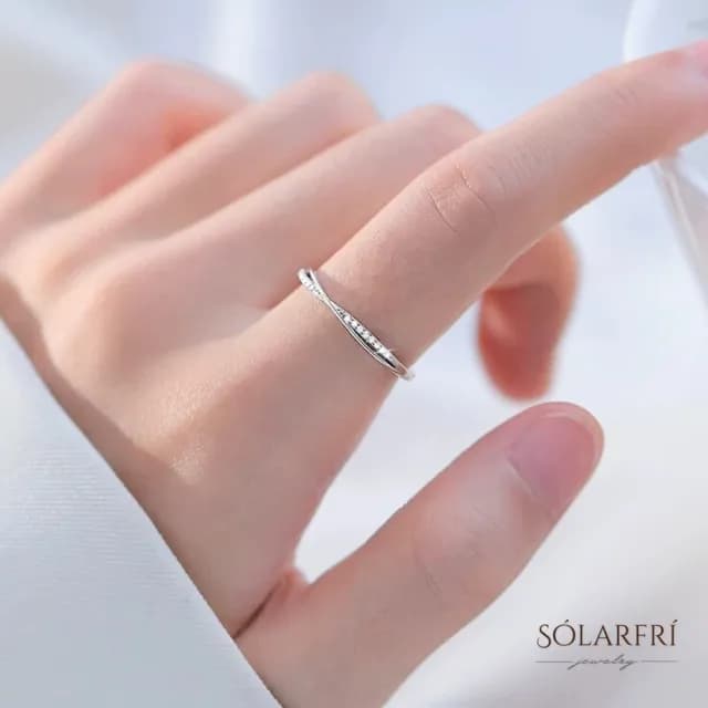 【SOLARFRi】輕奢閃耀戒指｜可調整戒圍大小禮盒包裝(閨蜜情人女友母親老婆生日聖誕禮物)