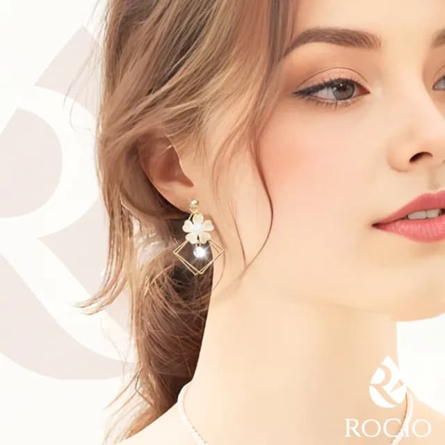 【ROCiO】ROCiO專櫃品牌輕奢經典耳環｜無耳洞耳夾款(母親節閨蜜生日情人節女友禮物)
