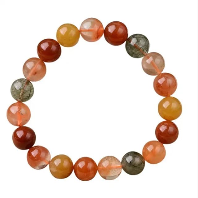 【Penny珮妮】6A級福祿壽彩兔毛手鍊8mm(母親節禮物/交換禮物/送女友/送閨蜜/生日禮物/情人節)