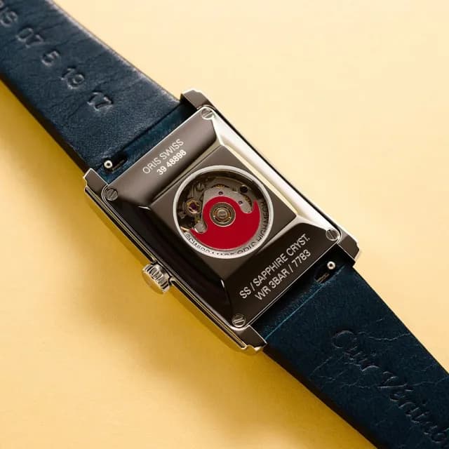 【ORIS 豪利時】Rectangular系列 方形日期機械腕錶 七夕 情人節 禮物 送禮 推薦(0156177834065-0751917)