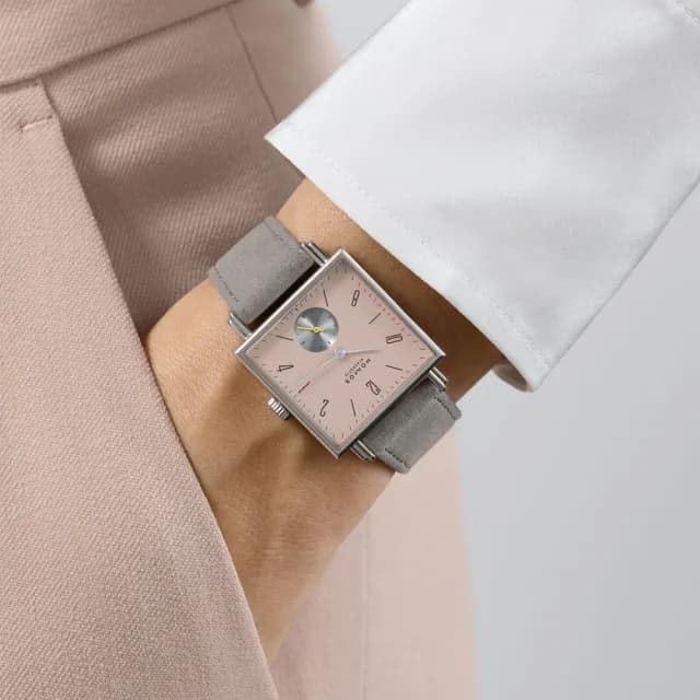 【NOMOS】Tetra系列 手動上鍊 小秒針 方形機械腕錶 七夕 情人節 禮物 送禮 推薦 29.5mm(474)