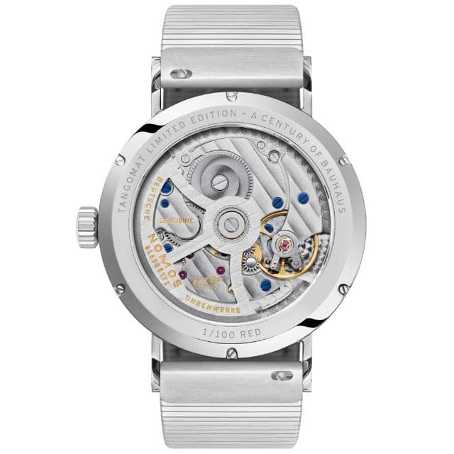 【NOMOS】Tangomat系列 包浩斯100週年 限量 自動上鍊 機械腕錶 母親節 禮物 推薦 38.3mm(601.S10)
