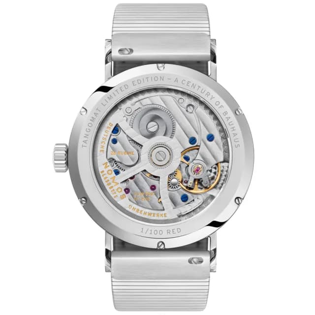 【NOMOS】Tangomat系列 包浩斯100週年 限量 自動上鍊 機械腕錶 情人節 禮物 送禮 推薦 38.3mm(601.S10)
