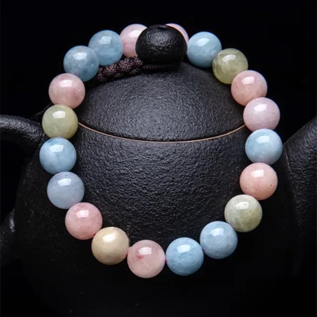 【Penny珮妮】7A級彩色糖果摩根石手鍊10mm(母親節/情人節/送女友/送閨蜜/生日禮物/交換禮物)