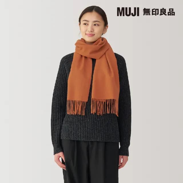 【MUJI 無印良品】羊毛圍巾(共5色)