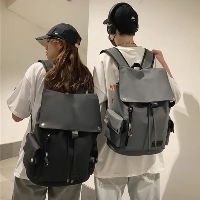 【samore】父親節禮物 日系大容量雙肩包 休閒旅行電腦後背包 防潑水 學生書包 大學生通勤包 男女適用 防水