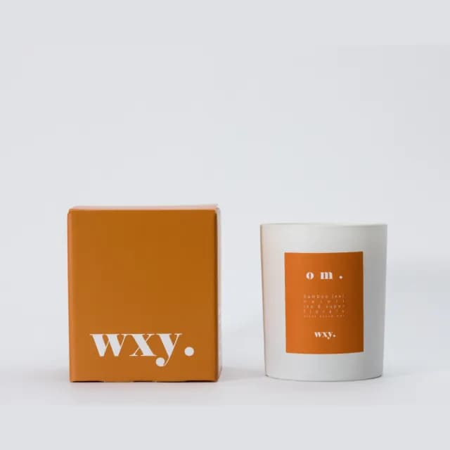 【英國 wxy.】經典蠟燭- om. 竹葉 & 橙花(200g/專櫃公司貨)