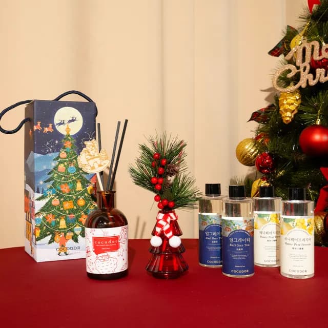 【COCODOR】假期擴香禮盒(2款任選/造型空瓶x2+擴香補充瓶x4/官方直營/交換禮物)