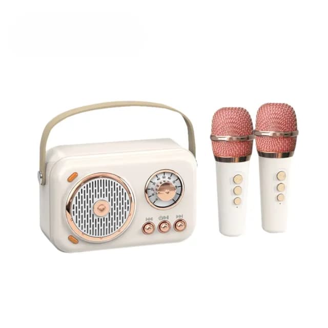 【idol K8】Carry me 隨身K歌精靈 藍牙無線喇叭麥克風(藍牙音響+歡唱雙麥 一鍵消人聲 卡拉OK 行動KTV)