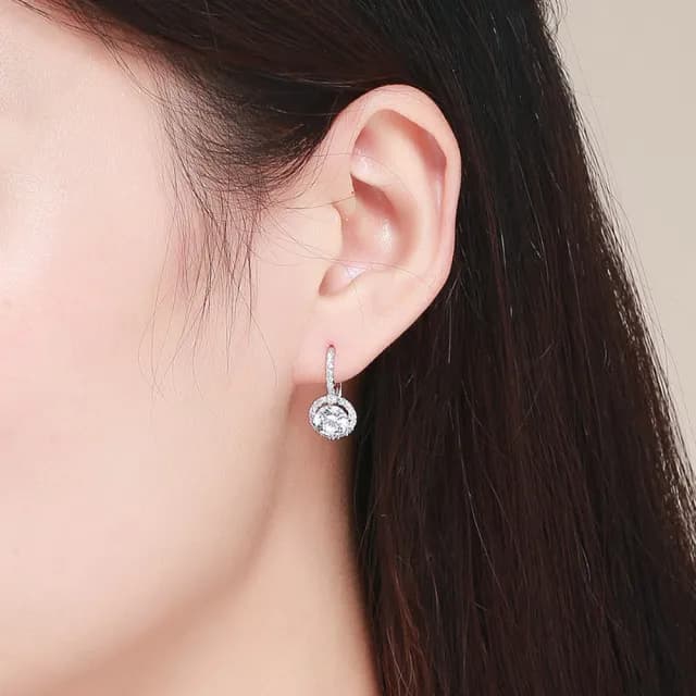 【925 STARS】純銀925璀璨時光閃耀鋯石造型耳環(純銀925耳環 鋯石耳環)