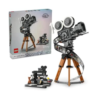 【LEGO 樂高】迪士尼系列 43230 華特迪士尼復古膠卷攝影機(迪士尼一百週年 禮物)