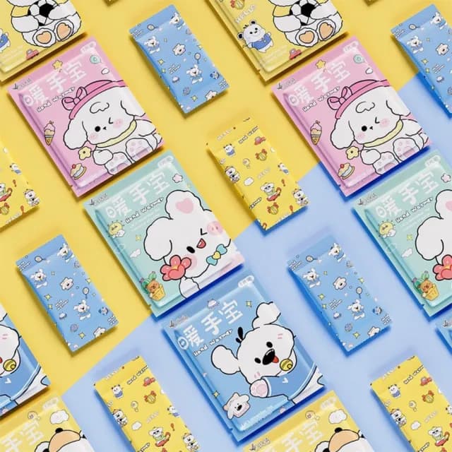 【Dagebeno荷生活】免水免電一開即熱隨行暖手袋 獨立包裝恆溫持久便攜暖暖包(10入)